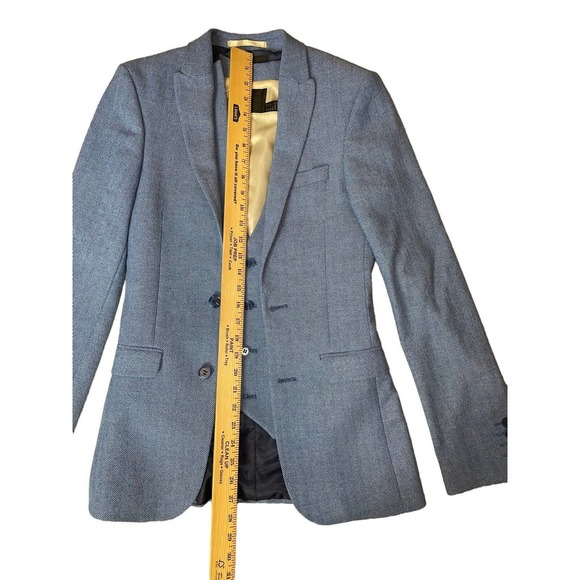 ASOS Men’s US 32" Blue Sport Coat Suit Jacket and Matching Vest 2 Button Blazer - Picture 5 of 7